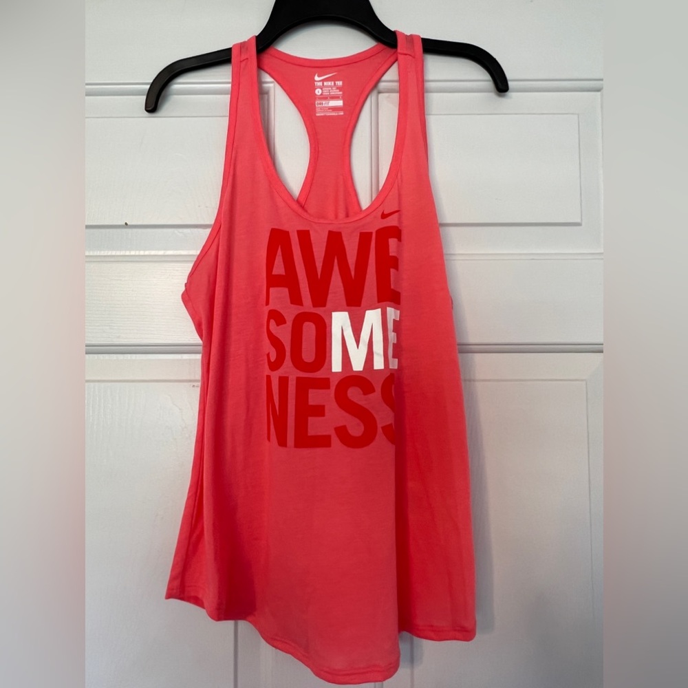 The Nike Tee Size Large Athletic Cut Awesomeness Razor Back Tank Top